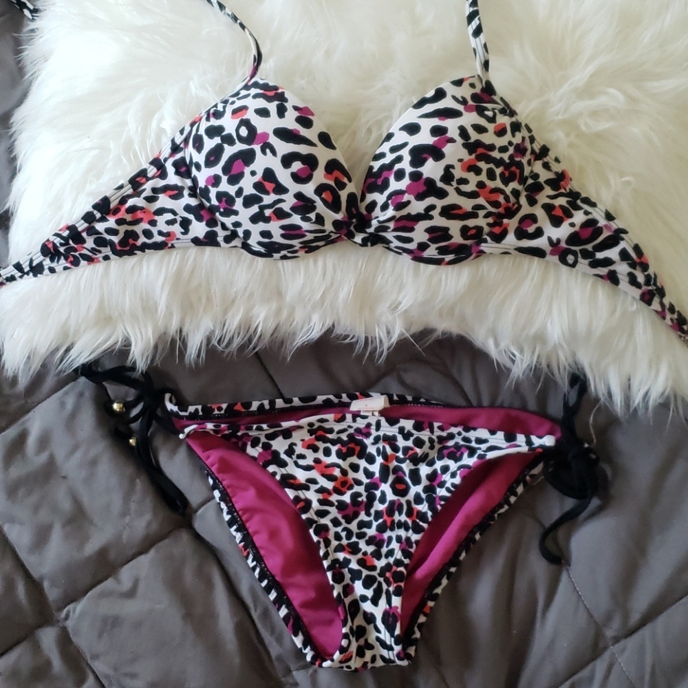 Xhilaration 2-Piece Bikini- Animal Print